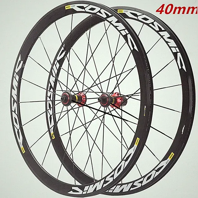 700C Road Bicycle Wheelset 30/40/50mm Depth Rim/Disc Brake Center Lock Hub 24H