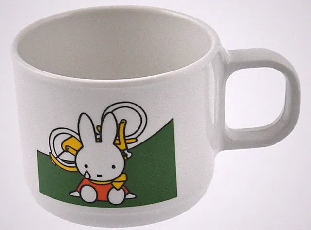 Cute Miffy Rabbit Mountain Bicycle White Mascot Cut Kitchen Mug Water Cup 200mL