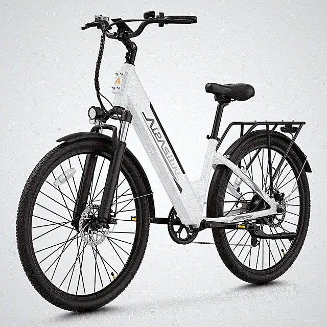 Electric Bike 62Mi 1100W 26" 28MPH 7-Speed Adult Commuter New