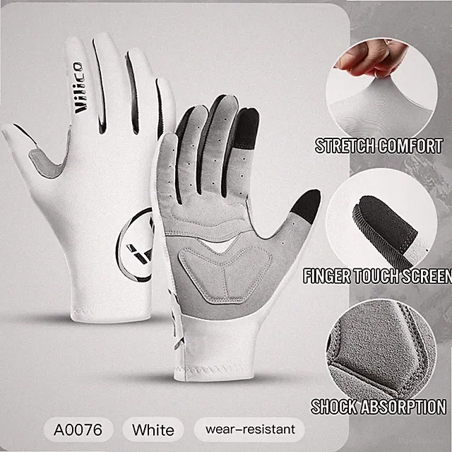 Full Finger Cycling Gloves Breathable Mountain Racing Bike Gloves for Men Women