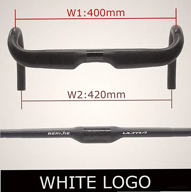 Lightweight Road Bike Handlebar 360/380/400/420mm Matt Fully Integrated Cables