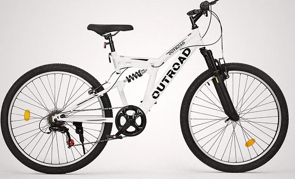 Mountain Bike for Adult Men Women, 26 Inch 7 Speed Mountian Bicycle with Dual Fu