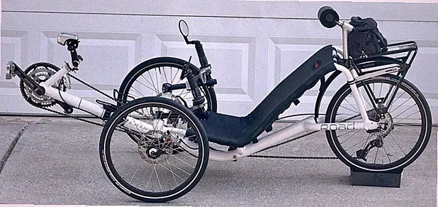 Pristine Catrike Road Recumbent Trike, Arctic White, Rigid Frame, USA, 2016