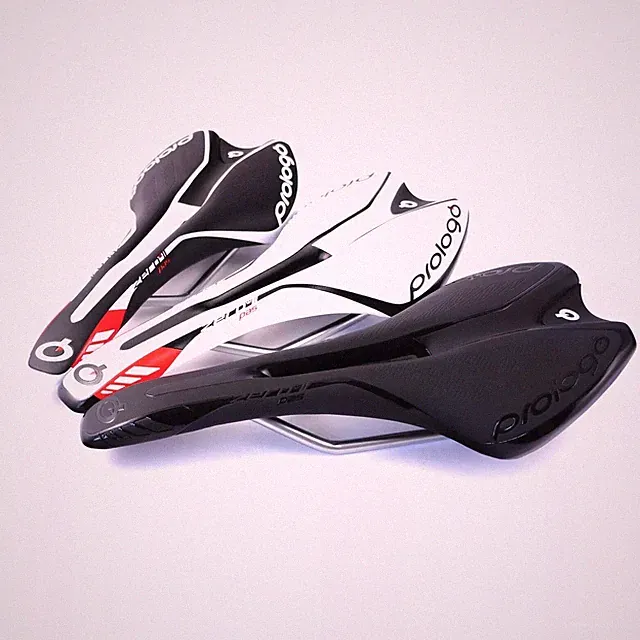 Prologo ZERO II Pas Carbon Road Mountain Bike Saddle - Black/White/Black&White