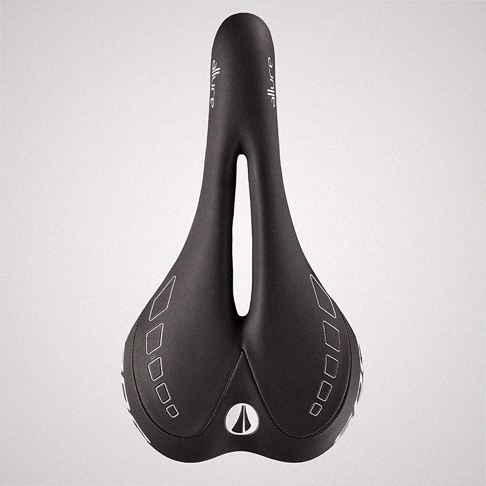 SDG Allure 265x143mm Ti-Alloy Road MTB Bicycle Bike Saddle Black/White