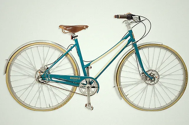 Shinola Bixby Woman's Teal And White City Bicycle 2016