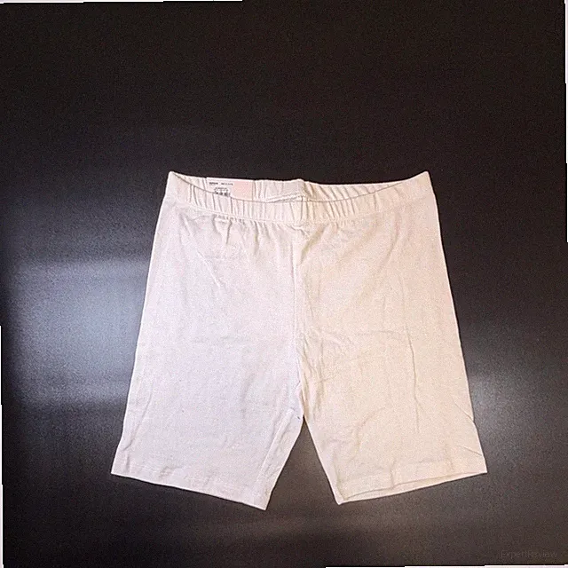 SO Girls Bike Shorts XL 14/16 Modern White Mid Rise Cotton Spandex NWT J10
