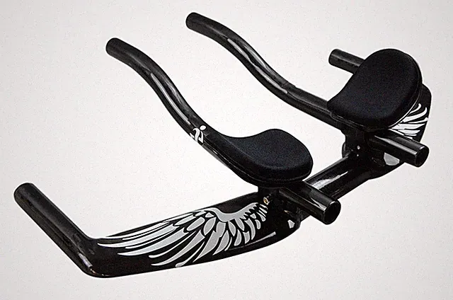 UD Carbon Fiber Handlebar Time Trial Triathlon Bike Bullhorn Bar Aero Bar Combo