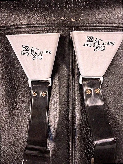 VERY COOL RARE Pair Supercup Cyclocross Bike Race 1999 Cowbells Saturn Must See!