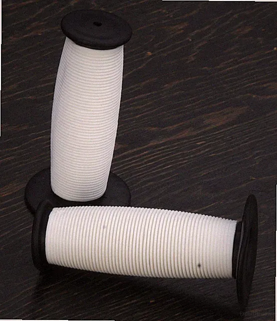 White 2 Tone Turbo Fixie Old School BMX Bike Mushroom Grips Fixed Gear Bicycle